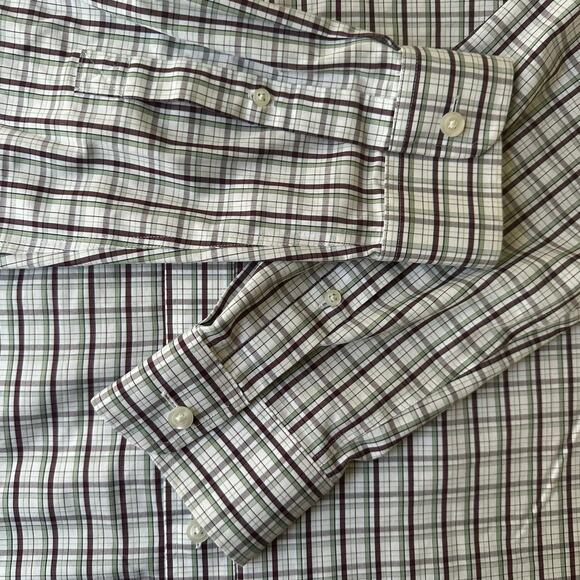 Duluth Men's Magnet Wrinklefighter Relaxed Fit Plaid Long Sleeve Shirt Large - Picture 6 of 10